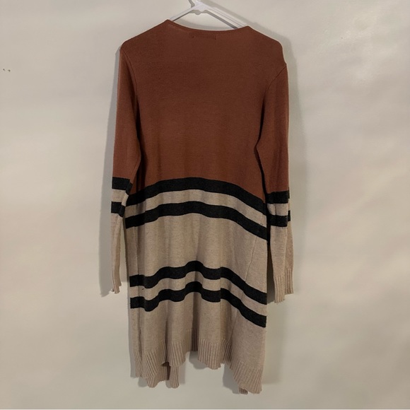 Colorblock Long Cardigan - Picture 2 of 3